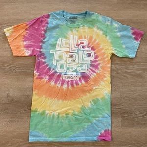 Lollapalooza Chicago Tiedye Lineup Shirt 2017